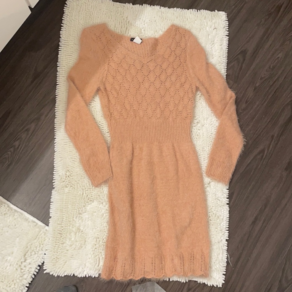 Peach fuzz dress. NWOT